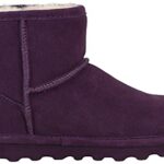 BEARPAW Women’s Alyssa Ankle Boot Plum 8.5 M US